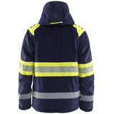 Blåkläder 4480 Warnschutz Winterjacke Kl. 1 – marine/gelb
