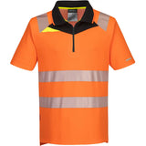 Portwest DX412 DX4 Warnschutz Polo-Shirt – orange/schwarz