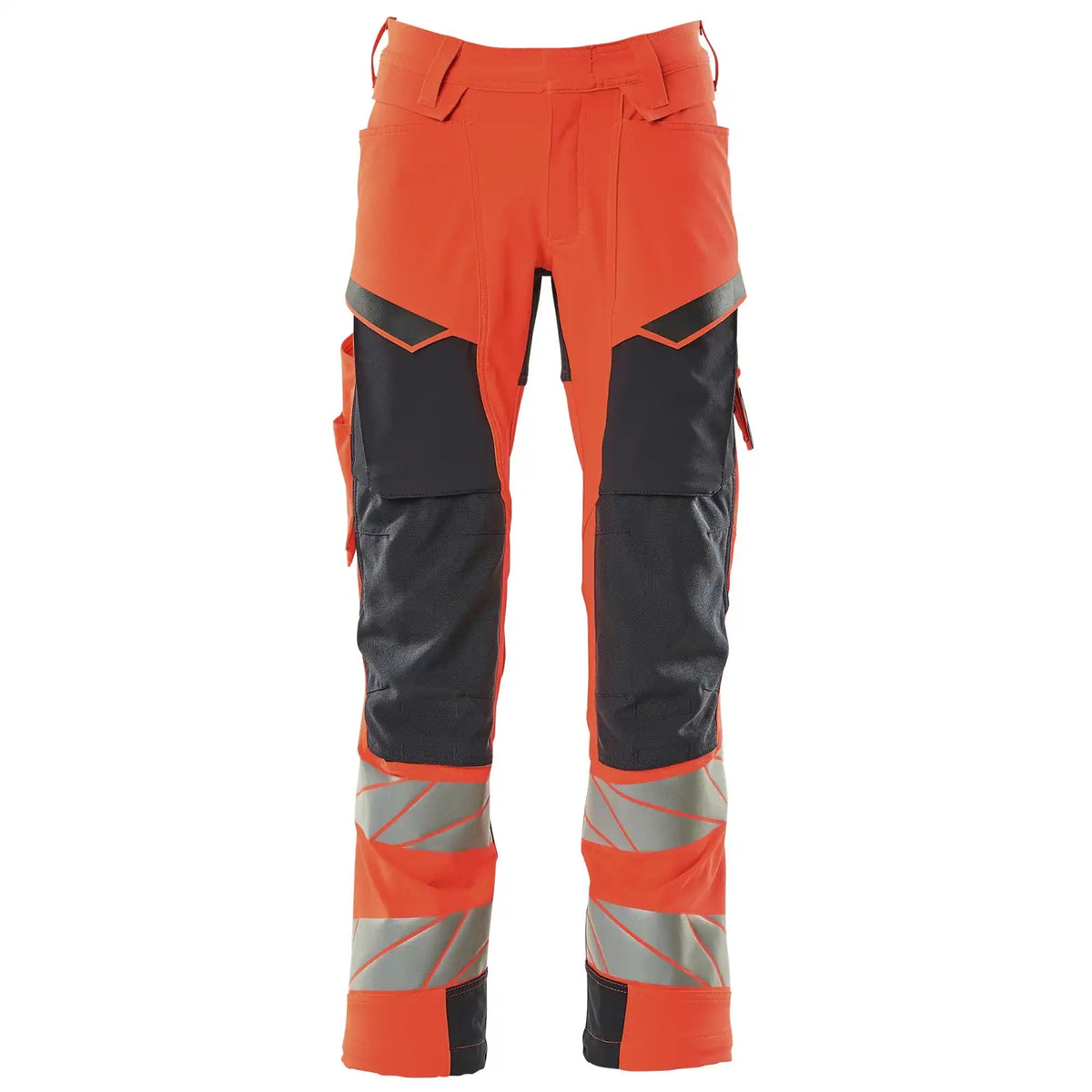 Mascot Kl.2 Accelerate Safe Warn Stretchbundhose 19079-511 – rot/schwarzblau