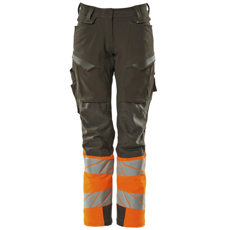 Mascot K1 Acceleratesafe Dame Warn Stretchbundhose – dunkelanthrazit/orange