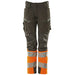 Mascot K1 Acceleratesafe Dame Warn Stretchbundhose – dunkelanthrazit/orange