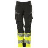 Mascot K1 Acceleratesafe Dame Warn Stretchbundhose – schwarz/gelb