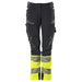Mascot K1 Acceleratesafe Dame Warn Stretchbundhose – schwarzblau/gelb