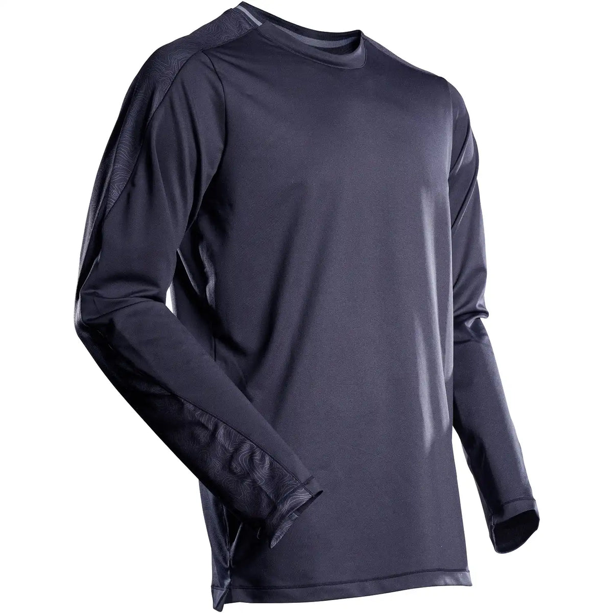 Mascot 22481-618 Customized Funktions-Langarmshirt – schwarzblau
