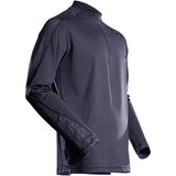 Mascot 22681-618 Customized Zip-Langarmshirt – schwarzblau