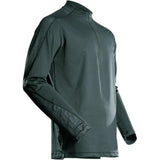 Mascot 22681-618 Customized Zip-Langarmshirt – waldgrün