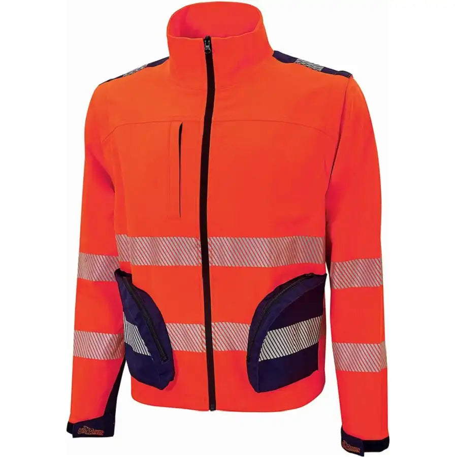U-Power BEA Warnschutz Stretch Bundjacke 2in1 – red