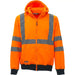 U-Power Melody Warnschutz Kapuzen-Sweatjacke – orange