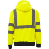 U-Power Melody Warnschutz Kapuzen-Sweatjacke – yellow