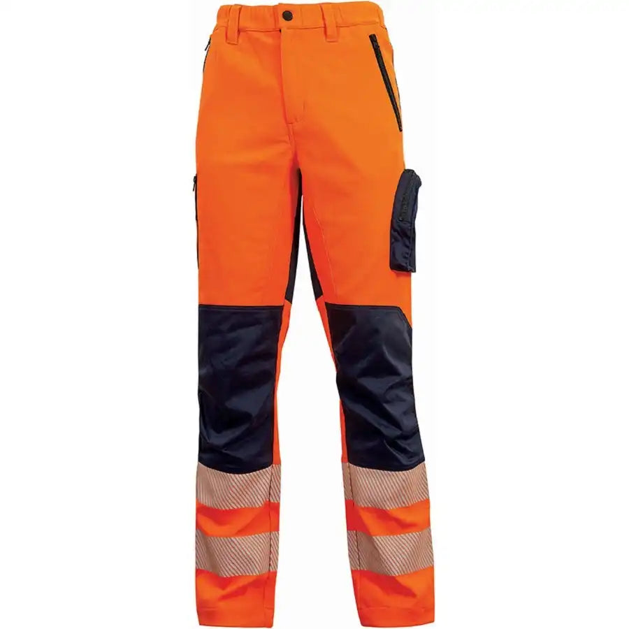U-Power ROY Hi-Light Warnschutz Stretch Bundhose royal – orange