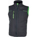 U-Power Saturn Performance Stretch Weste – asphalt grey/green