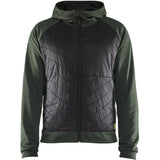 Blåkläder 3463 Hybrid Kapuzen-Sweatjacke – herbstgrün/schwarz