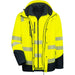 Nitras Motion TEX VIZ Plus Warnschutz Winterjacke – gelb/marine