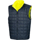 Nitras Motion TEX VIZ Plus Warnschutz Winterjacke – gelb/marine