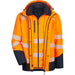 Nitras Motion TEX VIZ Plus Warnschutz Winterjacke – orange/marine