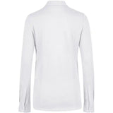Hakro Cotton TEC 136 langarm Bluse – weiß