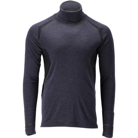 Mascot 21981-426 Multinorm Rollkragen-Langarmshirt blau – blau