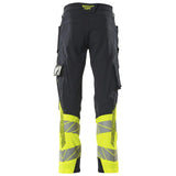 Mascot Kl.1 Accelerate Safe Warn Stretchbundhose – schwarzblau/gelb