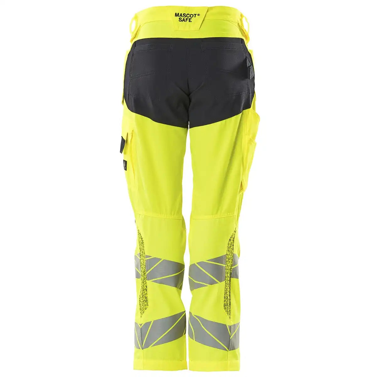 Mascot Damen Kl.2 Accelerate Safe Warnsch Bundhose – gelb/schwarzblau