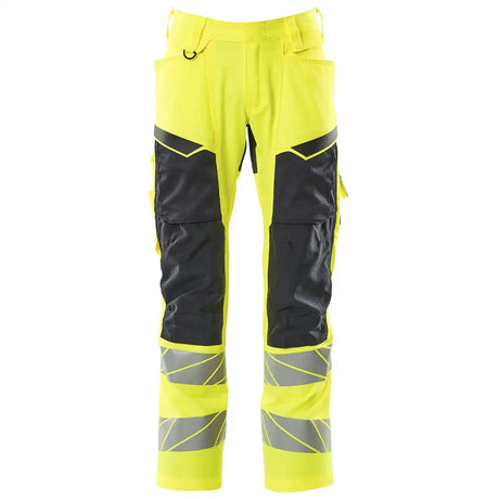 Mascot Accelerate Safe Warnschutz Bundhose Kl.2 – gelb/schwarzblau