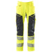 Mascot Accelerate Safe Warnschutz Bundhose Kl.2 – gelb/schwarzblau