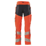 Mascot Accelerate Safe Warnschutz Bundhose Kl.2 – rot/schwarzblau