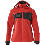 Mascot Damen Accelerate Hardshell-Regenjacke – verkehrsrot/schwarz