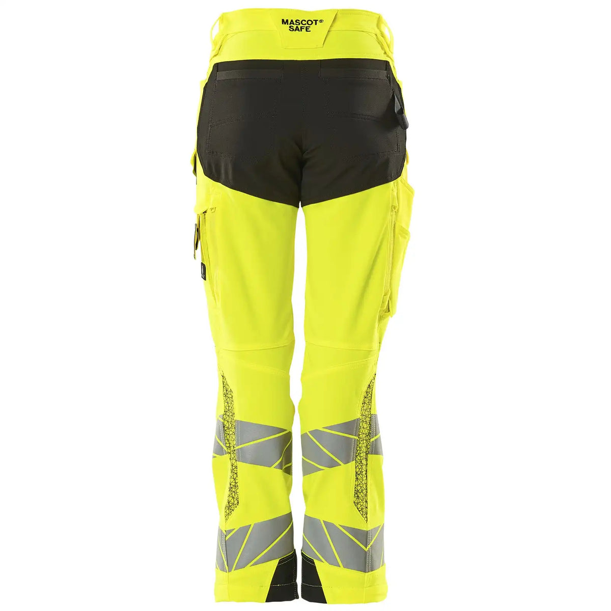 Mascot K2 Acceleratesafe Dame Warn Stretchbundhose – gelb/schwarz