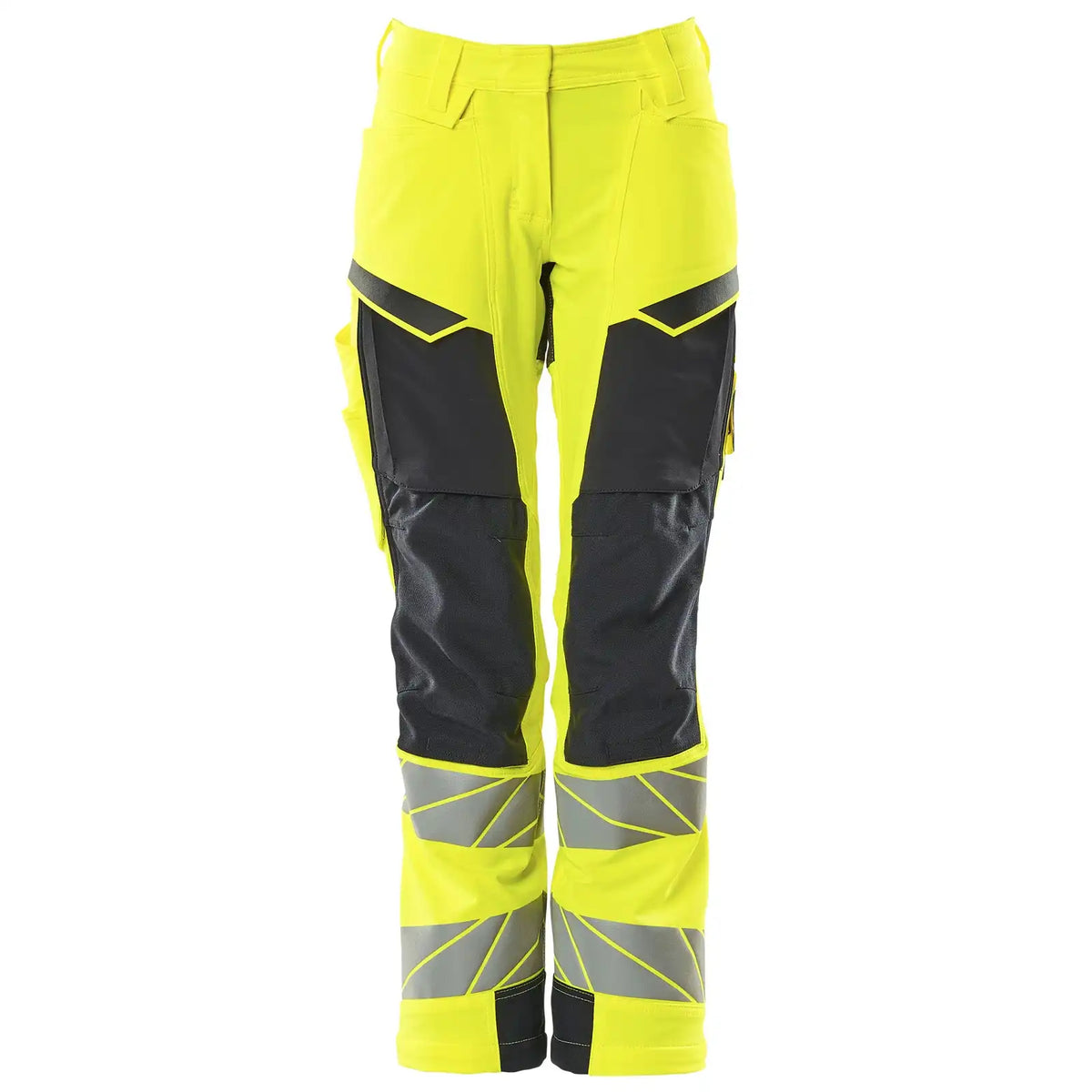 Mascot K2 Acceleratesafe Dame Warn Stretchbundhose – gelb/schwarzblau