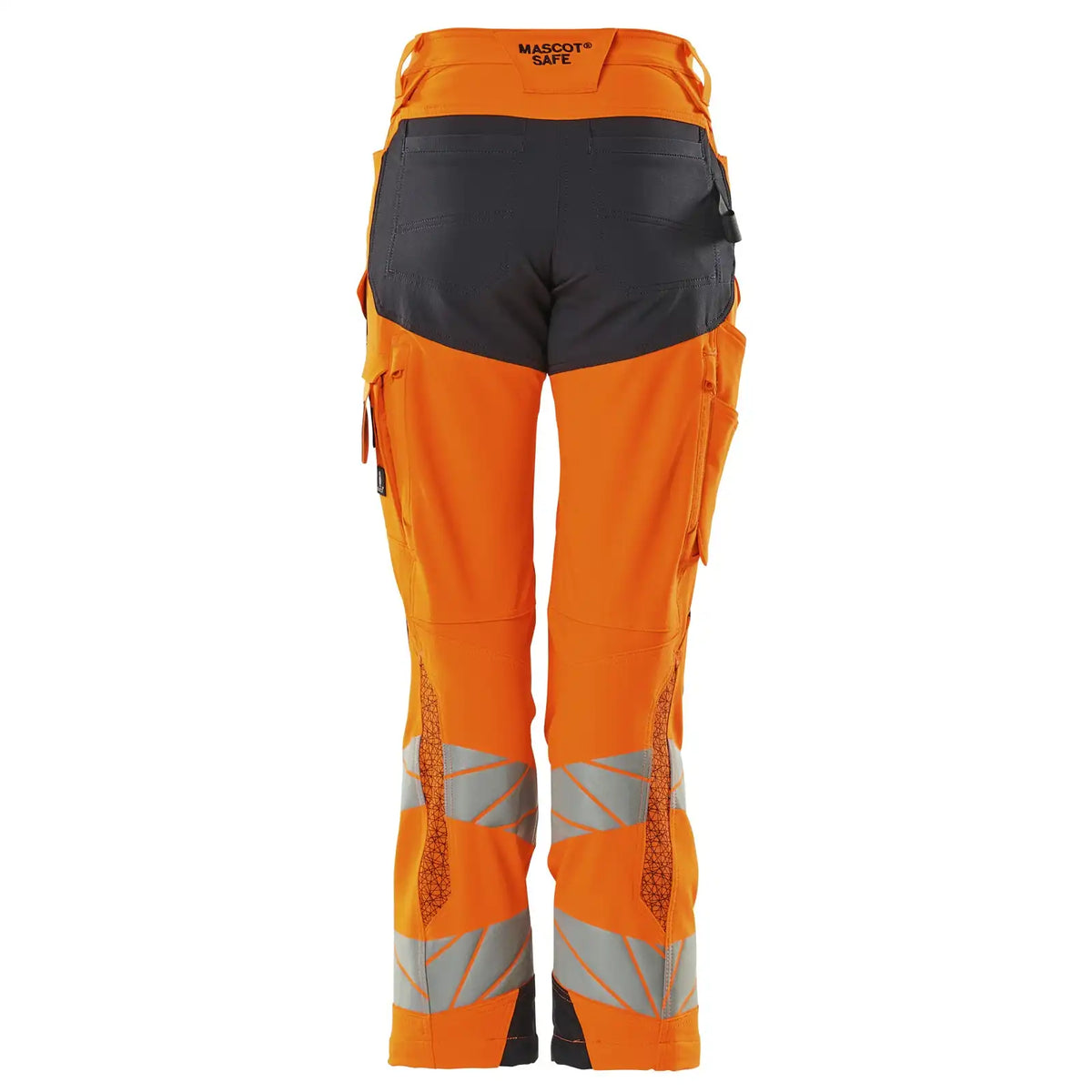 Mascot K2 Acceleratesafe Dame Warn Stretchbundhose – orange/schwarzblau