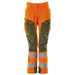 Mascot K2 Acceleratesafe Dame Warn Stretchbundhose – orange/moosgrün