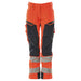 Mascot K2 Acceleratesafe Dame Warn Stretchbundhose – rot/schwarzblau