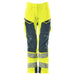 Mascot K2 Acceleratesafe Dame Warn Stretchbundhose – gelb/dunkelpetroleum