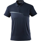 Mascot mit Brusttasche Advanced Poloshirt – schwarzblau
