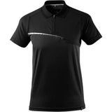 Mascot mit Brusttasche Advanced Poloshirt – schwarz