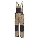 Nitras Motion TEX PRO FX Latzhose – khaki/schwarz