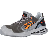 U-Power Moki Premium S1P Halbschuhe rot – grau