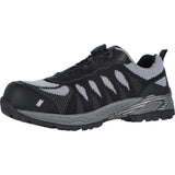 Nitras PRO Step FIT S1P Sicherheitshalbschuhe schwarz – schwarz