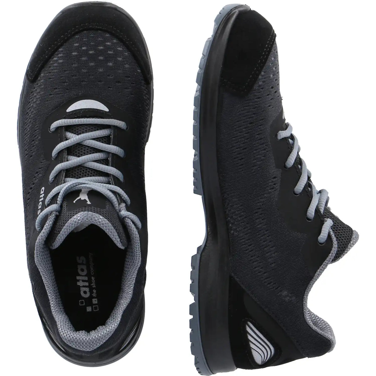 Atlas Damen GX 245 S1P Sicherheitshalbschuhe schwarz – schwarz