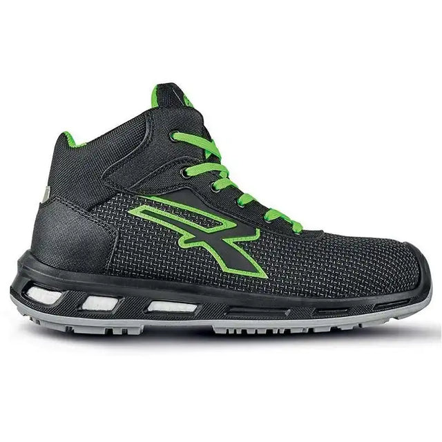 U-Power Ventura S3 Sicherheitshochschuhe schwarz – schwarz
