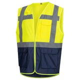Nitras 7119 Warnweste antistatisch Kl. 1 – gelb/marine