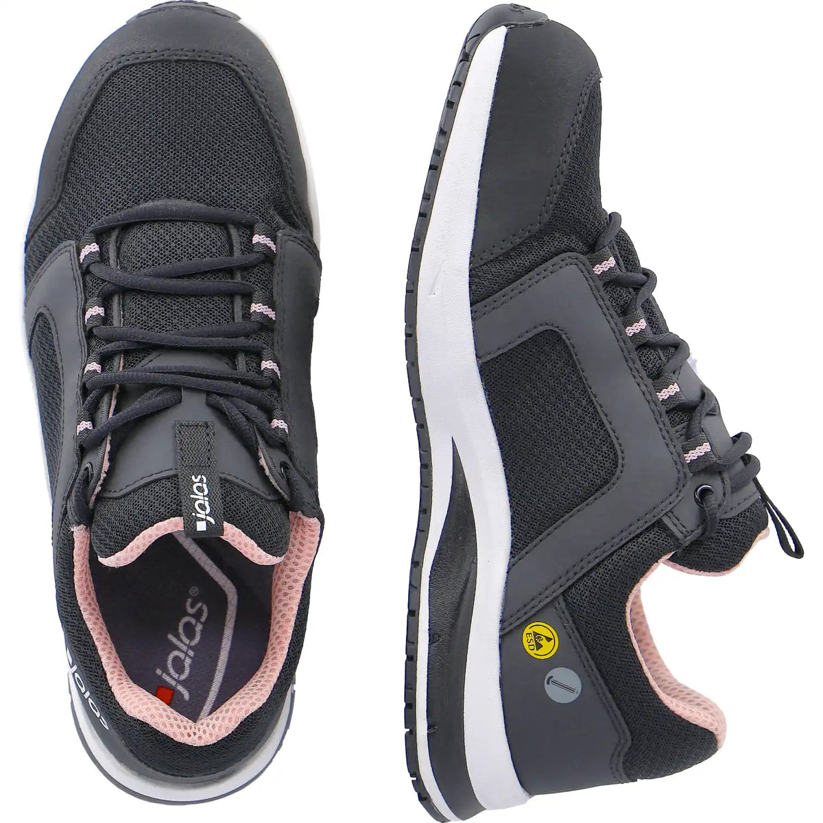 Jalas Damen 5628 Tempus S1P Sicherheitshalbschuh schwarz – schwarz
