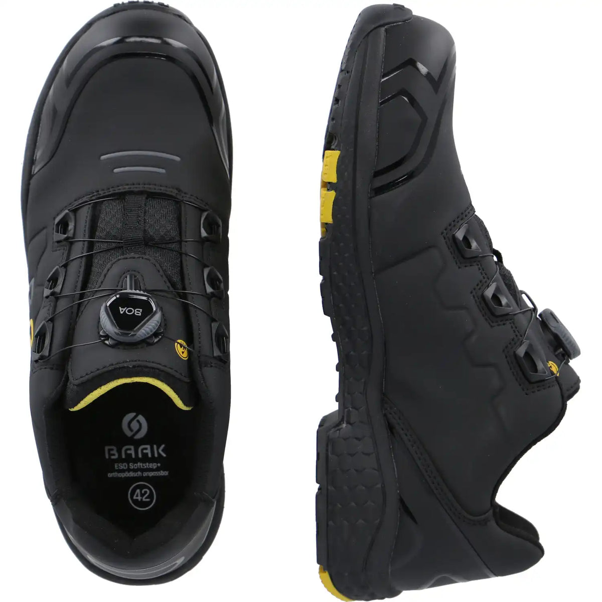 Baak Alex Adventure S3S Sicherheitshalbschuhe schwarz – schwarz