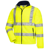 Nitras Motion TEX VIZ 7061 Warnschutz Fleeejacke – gelb