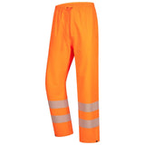 Nitras Motion TEX VIZ Plus Warnschutz Regenhose – orange