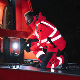 Mascot Accelerate Safe Warnschutz Winterjacke – rot/schwarzblau
