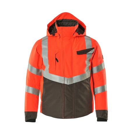 Mascot Hastings Safe Supreme zweif Warnwinterjacke – rot/anthrazit