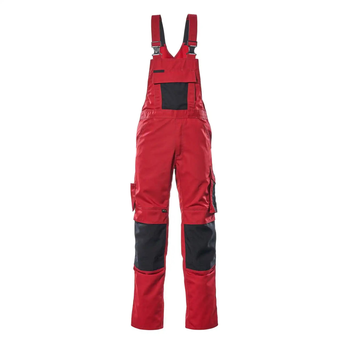 Mascot Augsburg Unique Latzhose – rot/schwarz