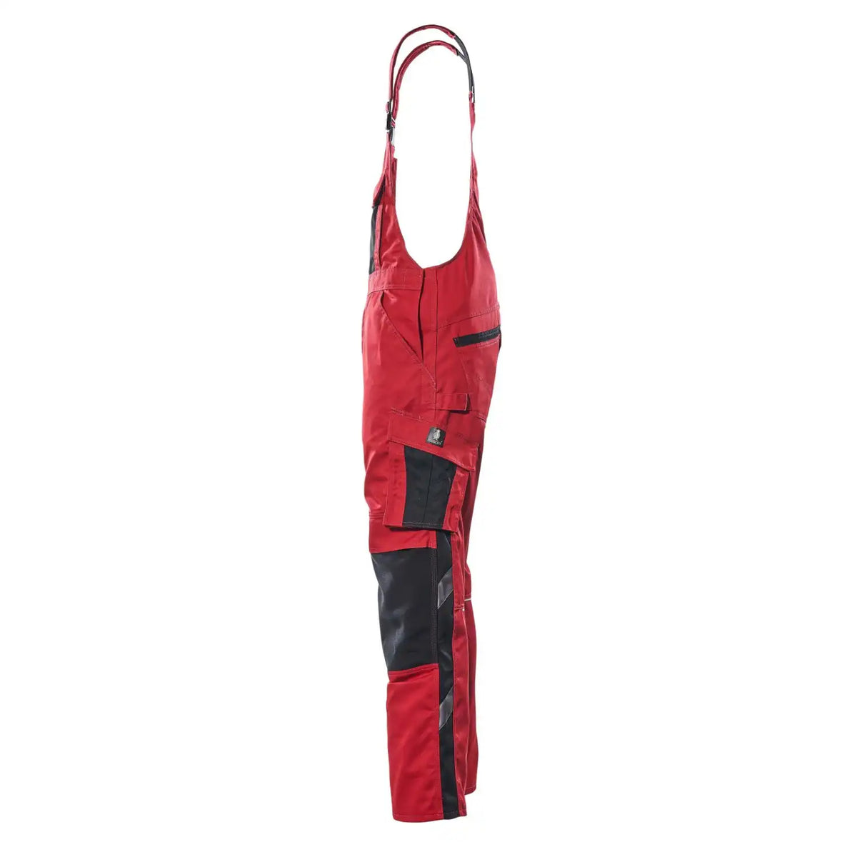 Mascot Augsburg Unique Latzhose – rot/schwarz