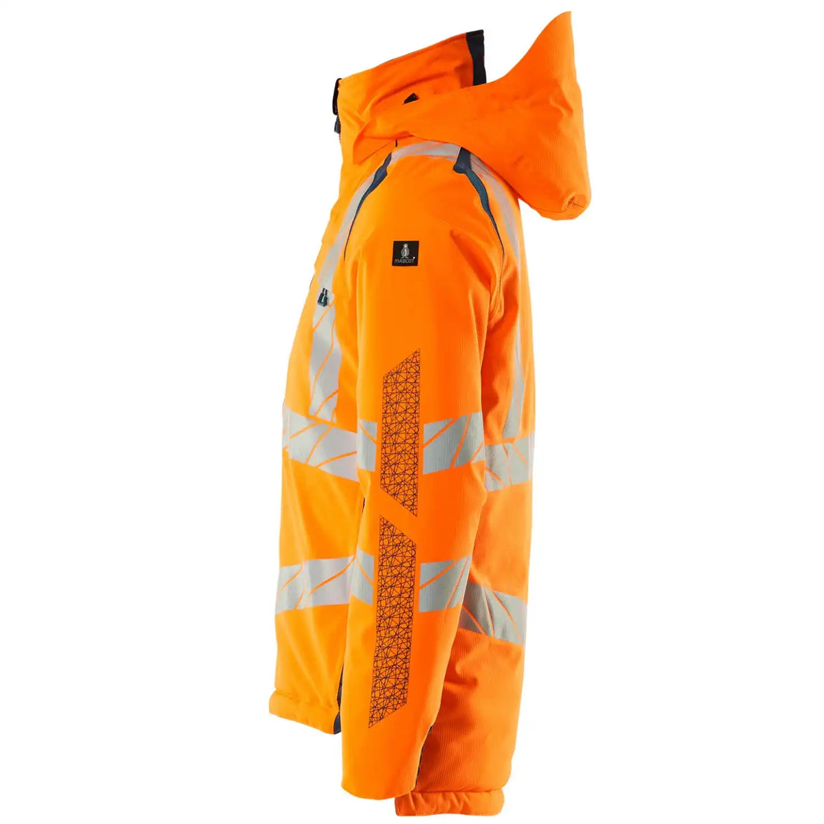 Mascot Accelerate Safe Warnschutz Winterjacke – orange/dunkelpetroleum